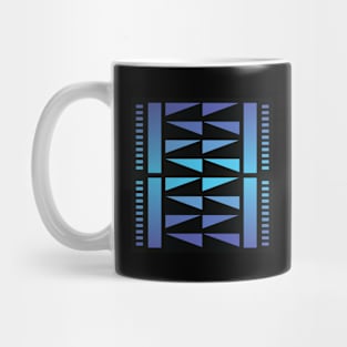 “Dimensional Funk (3)” - V.2 Blue - (Geometric Art) (Dimensions) - Doc Labs Mug